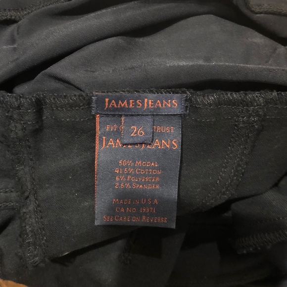 James Jeans Maternity coated black jeans - Picture 3 of 6